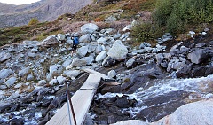 Partiti dal Passo del Sempione qui stiamo risalendo la Chaltwassertälli......